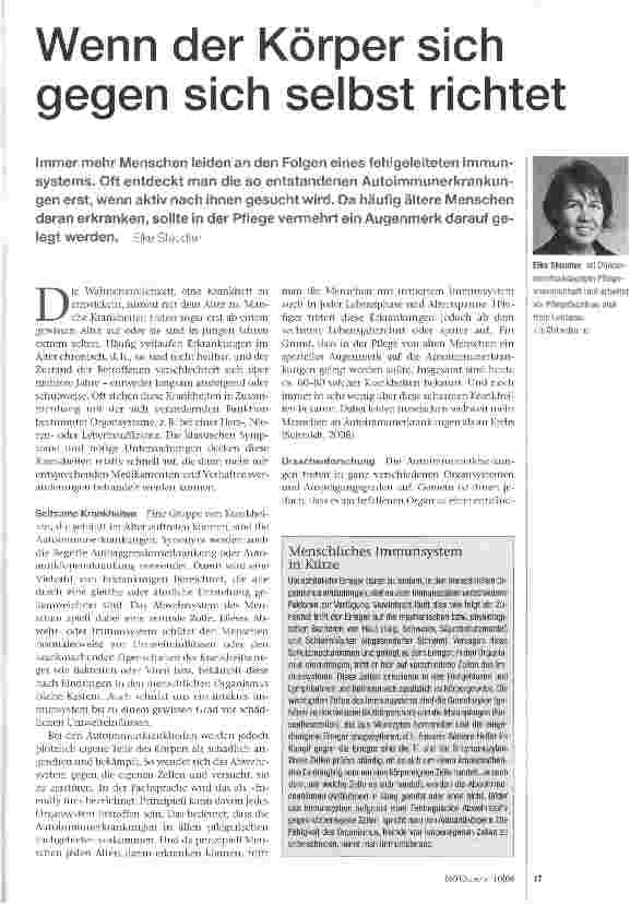 Vorschauseite 1: Wenn der Körper sich gegen sich selbst richtet