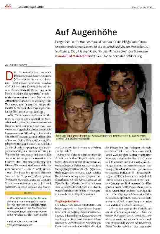 Vorschauseite 1: Auf Augenhöhe
