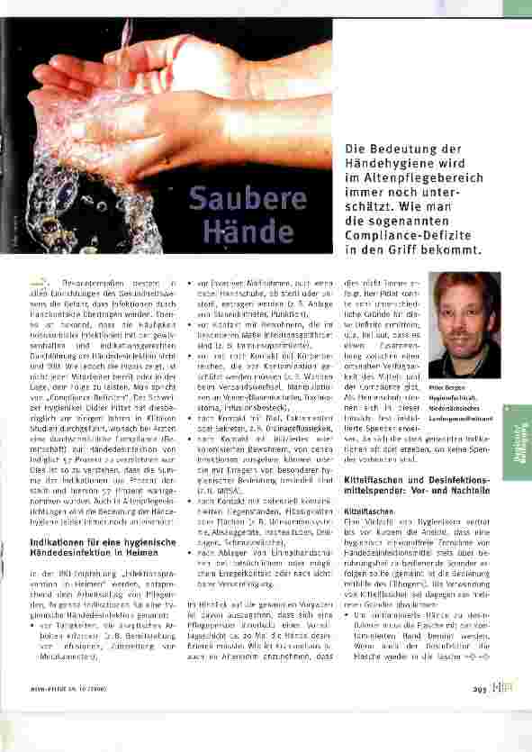 Vorschauseite 1: Saubere Hände