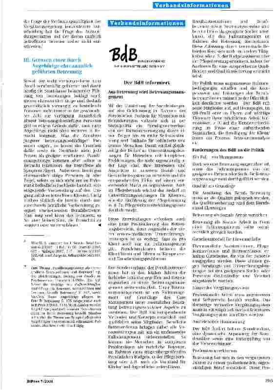 Vorschauseite 3: Einige alte und neue Irrtümer in der Bewertung von Erscheinungen des Betreuungswesens Anmerkung zum Zwischenbericht des ISG