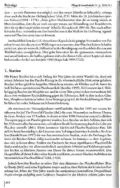 Vorschauseite 3: Placebo im Wandel: von Beecher zu Benedetti