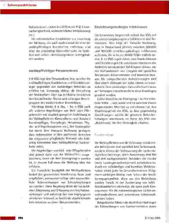 Vorschauseite 3: Das Infektionsschutzgesetz (IfSG) -Wissen für die Praxis