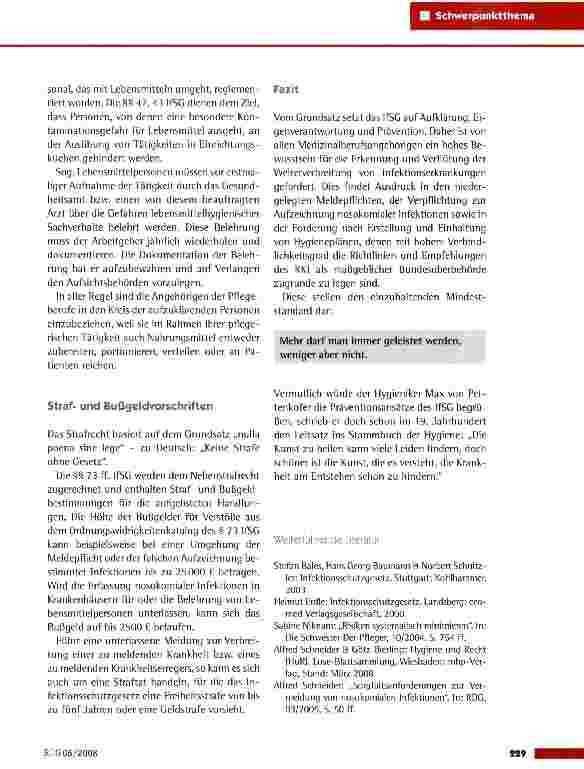 Vorschauseite 6: Das Infektionsschutzgesetz (IfSG) -Wissen für die Praxis
