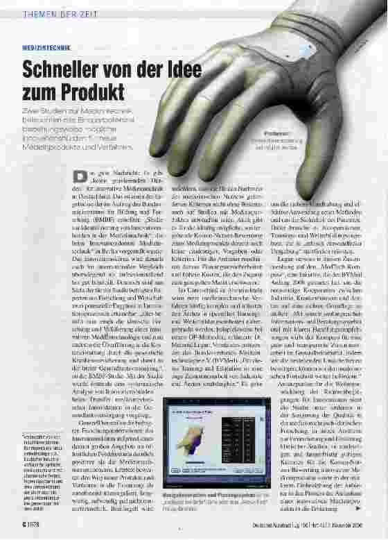 Vorschauseite 1: Schneller von der Idee zum Produkt