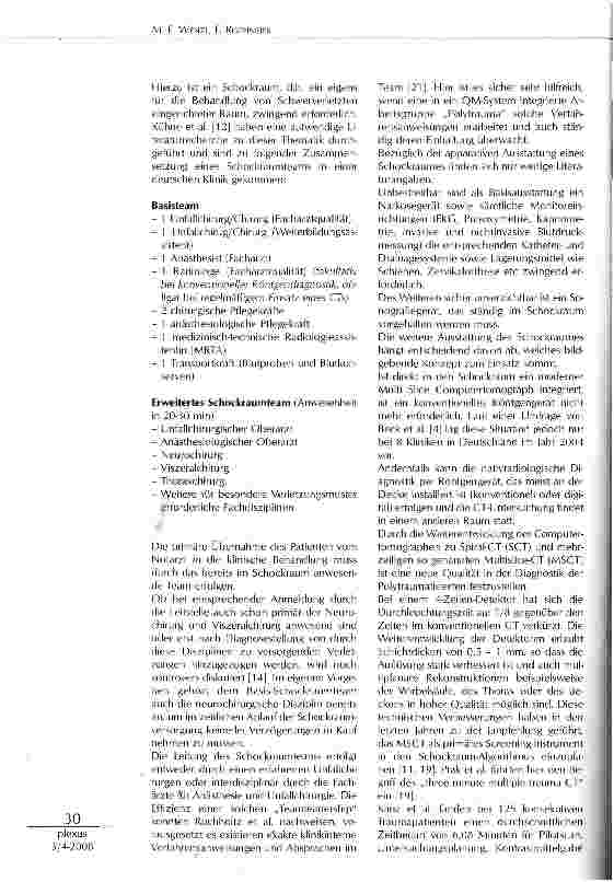 Vorschauseite 2: POLYTRAUMA -VERLETZUNGSMUSTER UND BEHANDLUNGSREGIME AUS CHIRURGISCHER SICHT