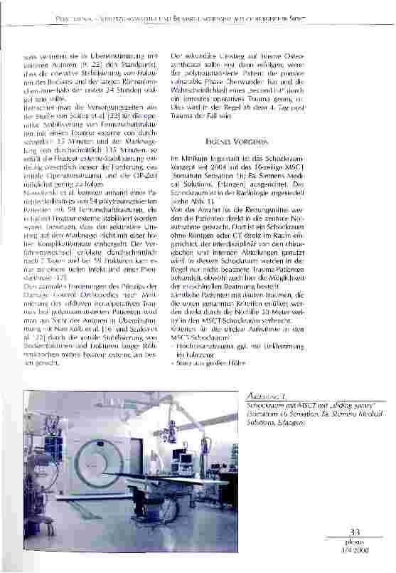 Vorschauseite 5: POLYTRAUMA -VERLETZUNGSMUSTER UND BEHANDLUNGSREGIME AUS CHIRURGISCHER SICHT