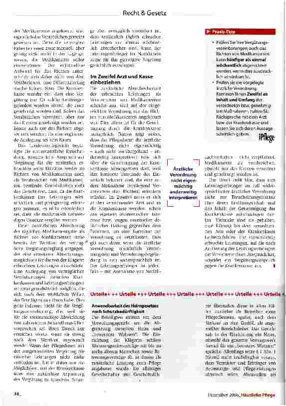 Vorschauseite 2: Richten ist nicht Verabreichen