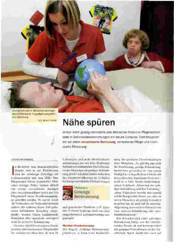 Vorschauseite 1: Nähe spüren