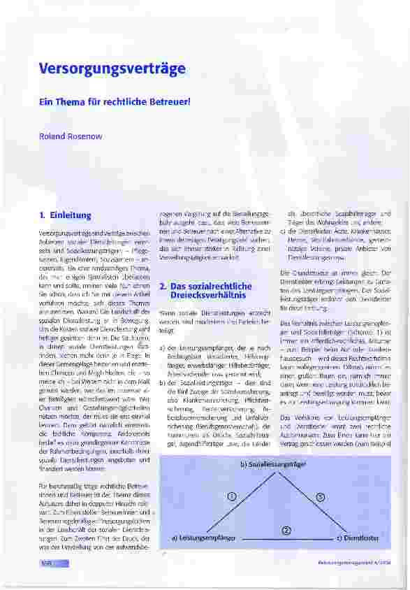 Vorschauseite 1: Versorgungsverträge