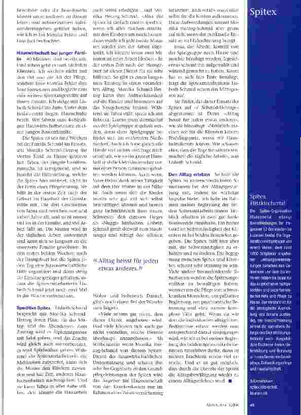 Vorschauseite 3: Ein kleiner Anstoss, und der ganze Tag läuft