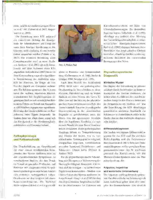 Vorschauseite 2: KarpaltunnelsyndromEvidenzbasierte Untersuchung und Behandlung