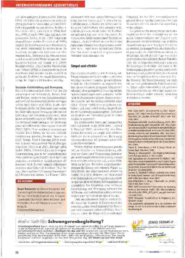 Vorschauseite 4: Evidenz für eine gekonnte Zurückhaltung