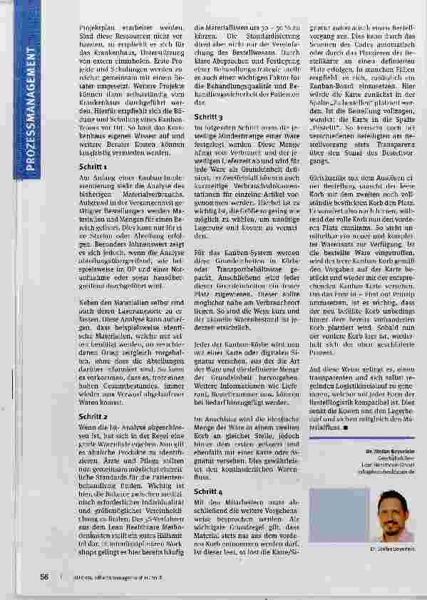 Vorschauseite 3: Kanban im Krankenhaus
