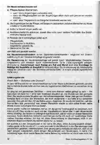 Vorschauseite 2: Entwicklung der Hauskrankenpflege in Voralberg