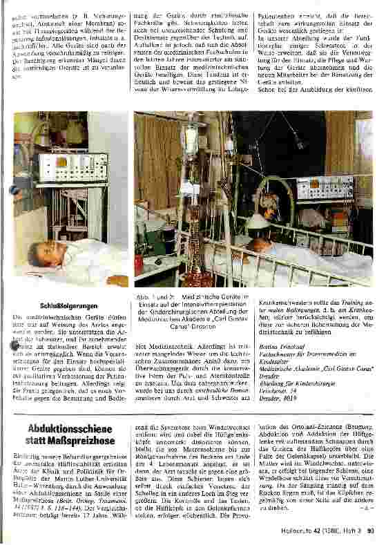 Vorschauseite 2: Medizintechnik in der Kinderchirurgie aus krankenpflegerischer Sicht