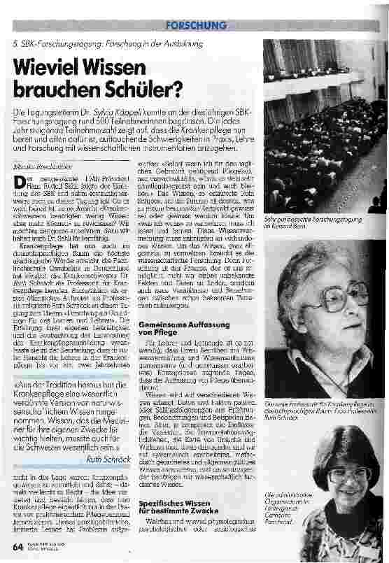 Vorschauseite 1: Wieviel Wissen brauchen Schüler 5. SBK-Forschungstagung: Forschung in der Ausbildung