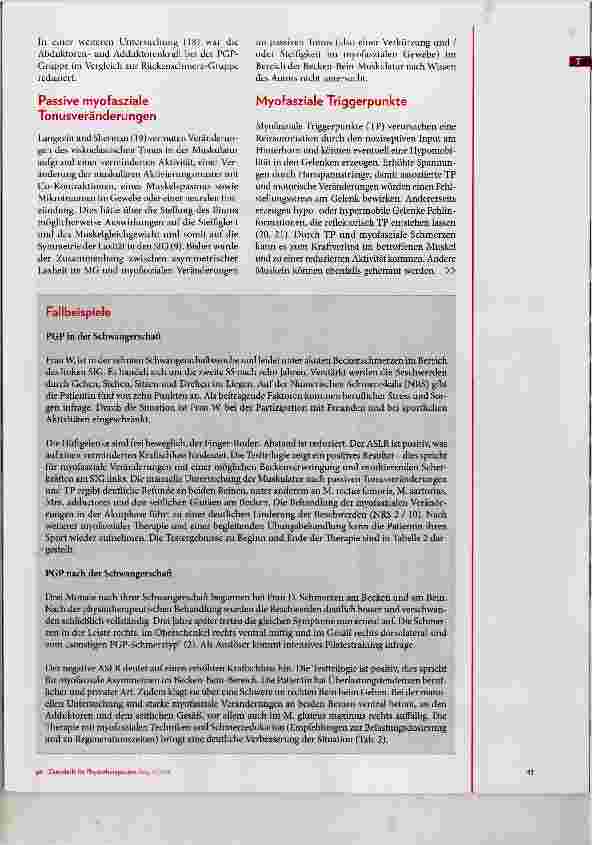 Vorschauseite 5: Physiotherapie bei Beckengürtelschmerz