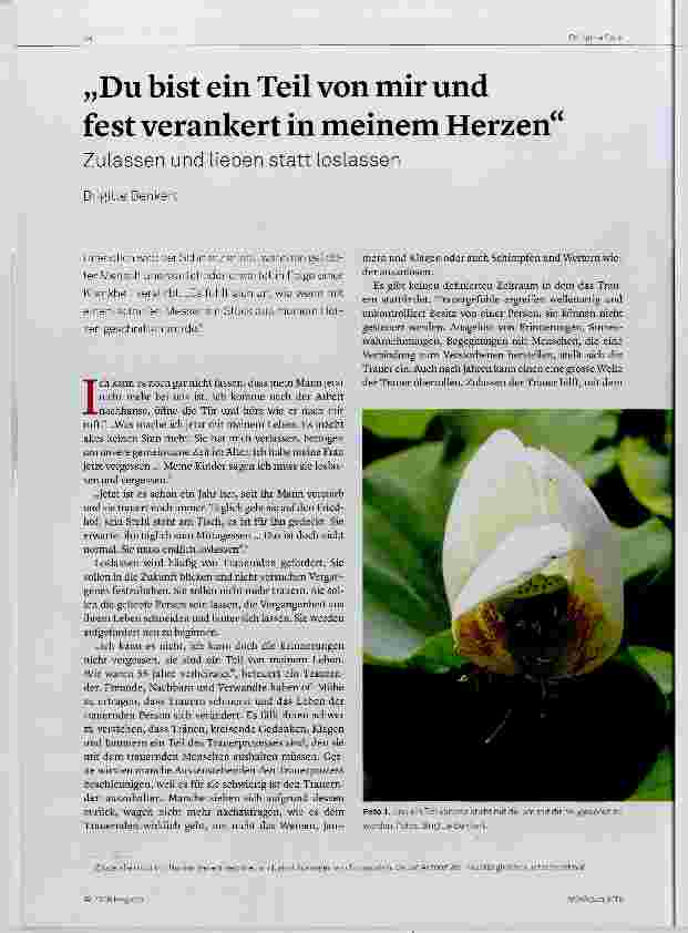 Vorschauseite 1: „Du bist ein Teil von mir und fest verankert in meinem Herzen“