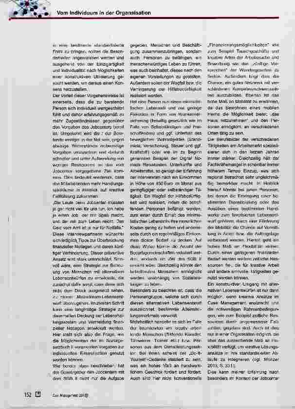Vorschauseite 3: Vom Individuum in der Organisation
