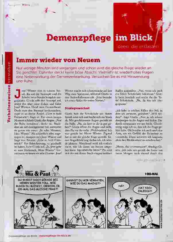 Vorschauseite 1: Immer wieder von Neuem