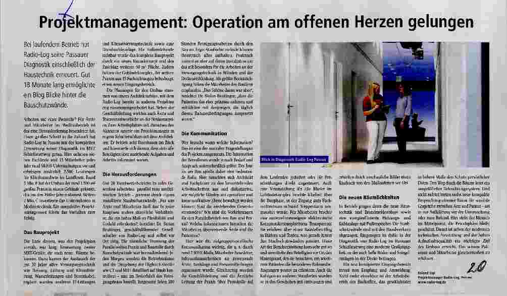 Vorschauseite 1: Projktmanagement: Operation am offenen Herzen gelungen