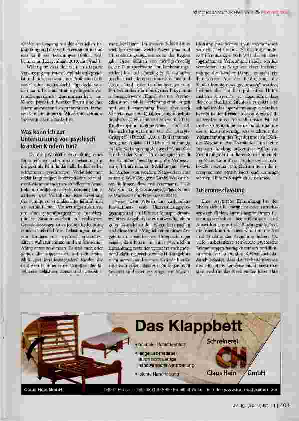 Vorschauseite 4: Einfluss psychisch kranker und suchtkranker Eltern auf die kindliche Entwicklung