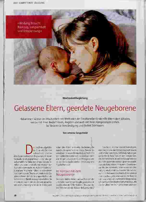 Vorschauseite 1: Gelassene Eltern, geerdete Neugeborene