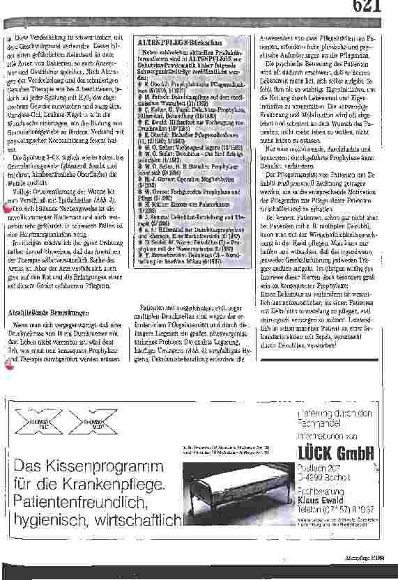 Vorschauseite 6: Dekubitusprophylaxe und -therapie Ständig unter Druck