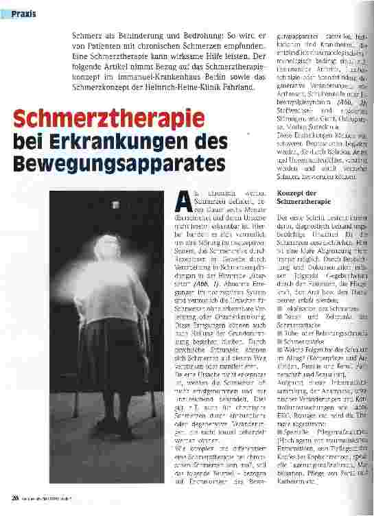 Vorschauseite 1: Schmerztherapie bei Erkrankungen des Bewegungsapparates