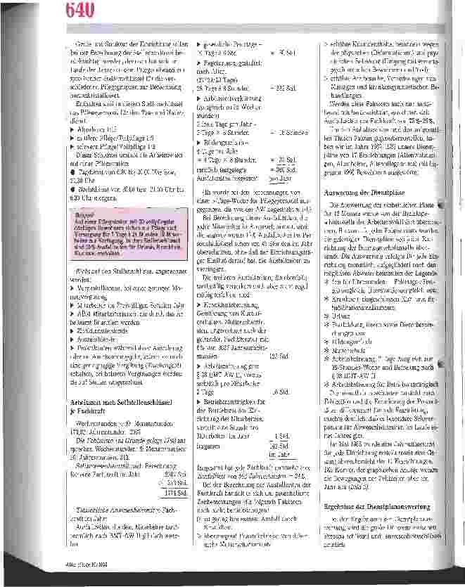 Vorschauseite 2: Pflegeorganisation: Sollstellenschlüssel dringend verbessern! Auswirkungen der Fehlzeiten auf den Personalschlüssel in Pflegeheimen