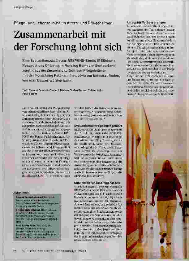 Vorschauseite 1: Zusammenarbeit mit der Forschung lohnt sich