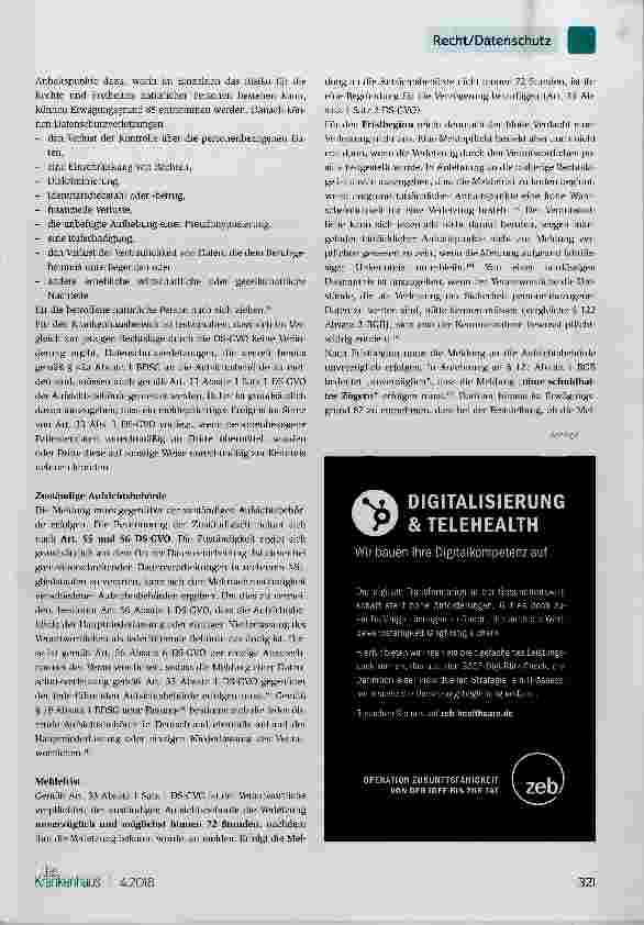 Vorschauseite 2: Informationspflichten der Krankenbei Datenschutzverletzungen