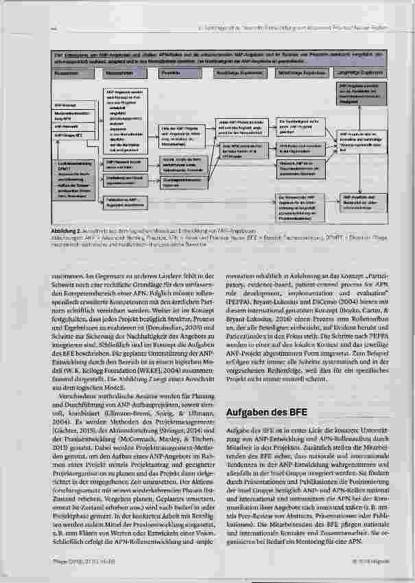 Vorschauseite 4: Gezielte Entwicklung von Advanced Practice Nurse-Rollen für spezifische Patient(inn)engruppen in einem Schweizer Universitätsspital