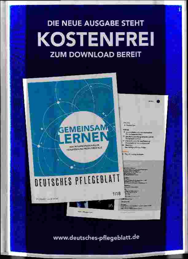Vorschauseite 1: Was bindet Sie an Ihre Einrichtung?