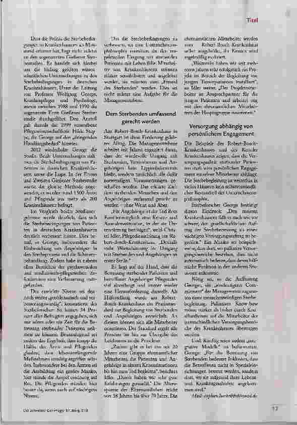 Vorschauseite 3: Den Abschied begleiten