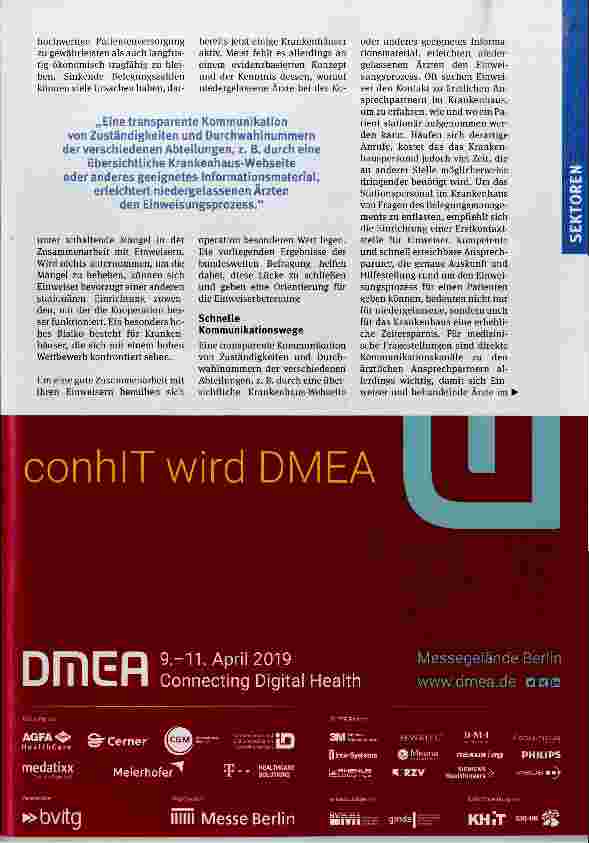 Vorschauseite 2: Einweiser befragen, betreuen, begeistern