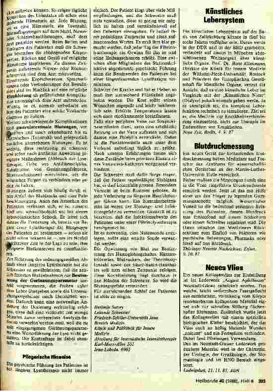Vorschauseite 2: Die Betreuung der Patienten während der Fibriolysetherapie