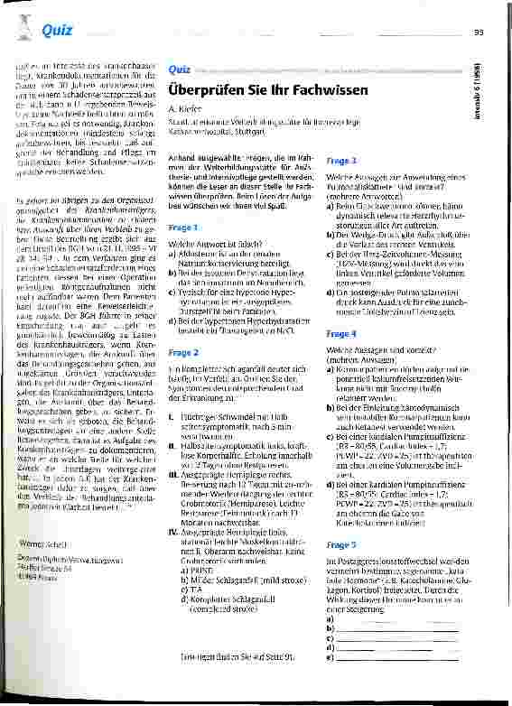 Vorschauseite 4: Patienten haben Anspruch auf eine ordnungsgemäße Krankendokumentation