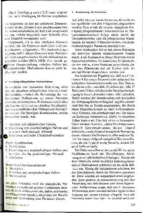 Vorschauseite 4: Darstellung der pflegerischen Bedeutung der Atmung in bundesdeutschen Kliniken u. Vorstellung eines Meßinstruemtes z. Erfassung der