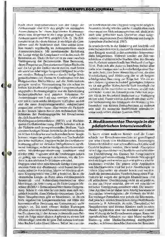Vorschauseite 3: Tendenzen in der pädiatrischen Intensivmedizin