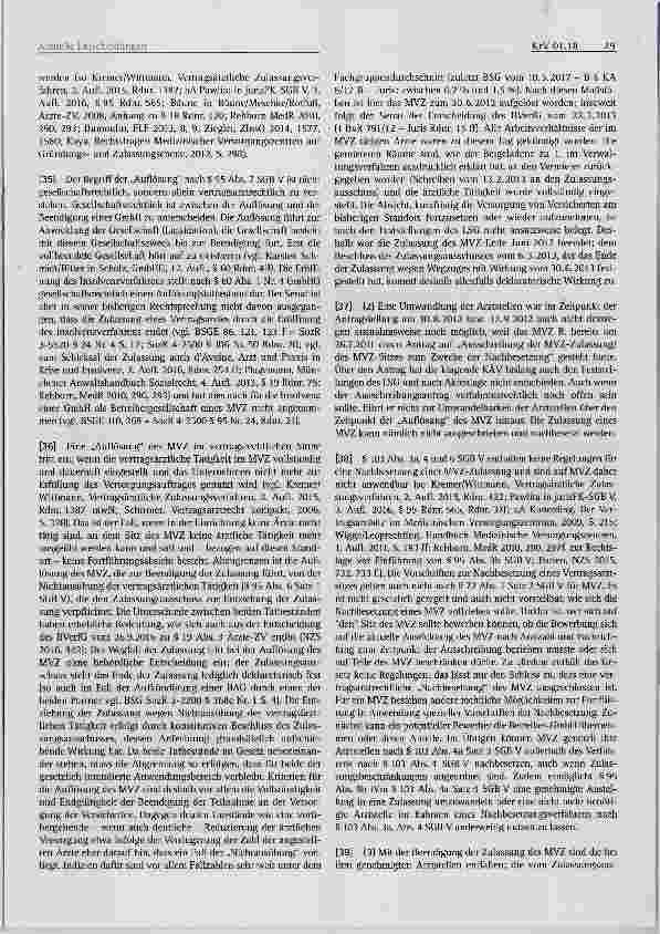 Vorschauseite 5: Vertragsärztliche Versorgung