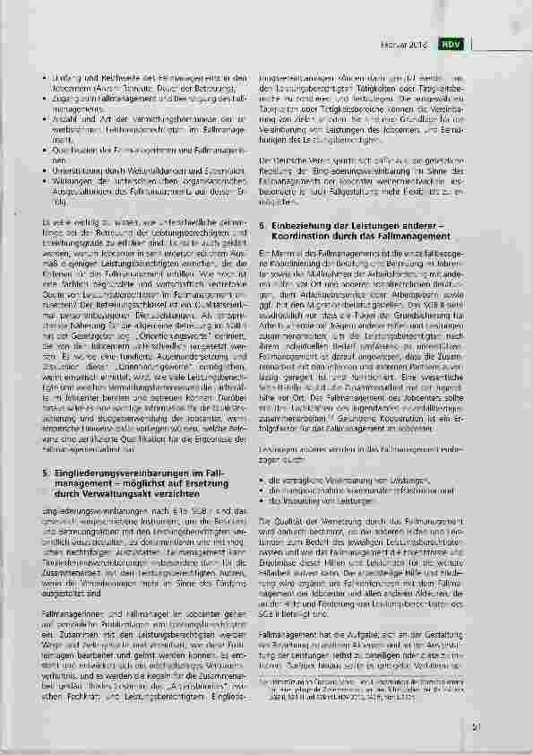 Vorschauseite 3: Empfehlungen des Deutschen Vereins zum Fallmanagement im Jobcenter