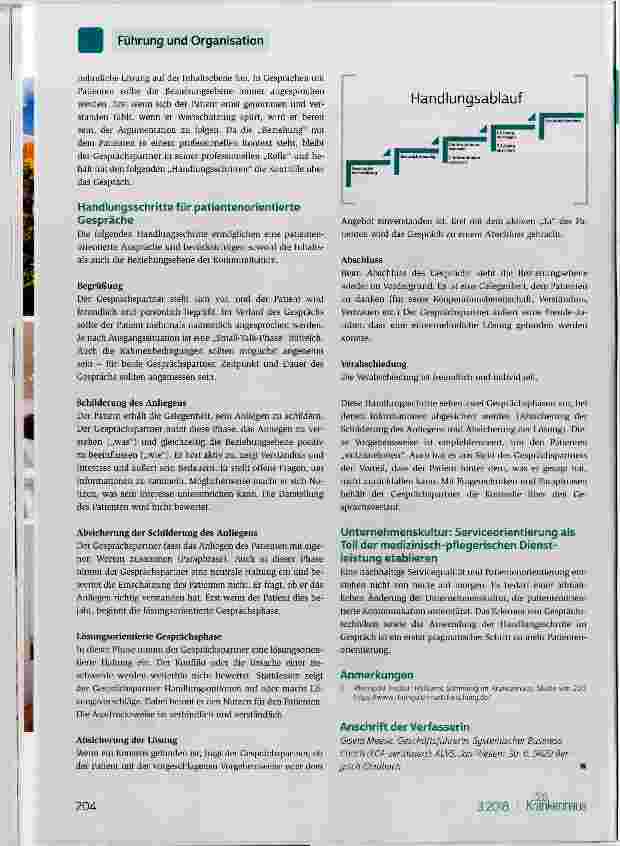 Vorschauseite 3: Patientenorientierte Kommunikation