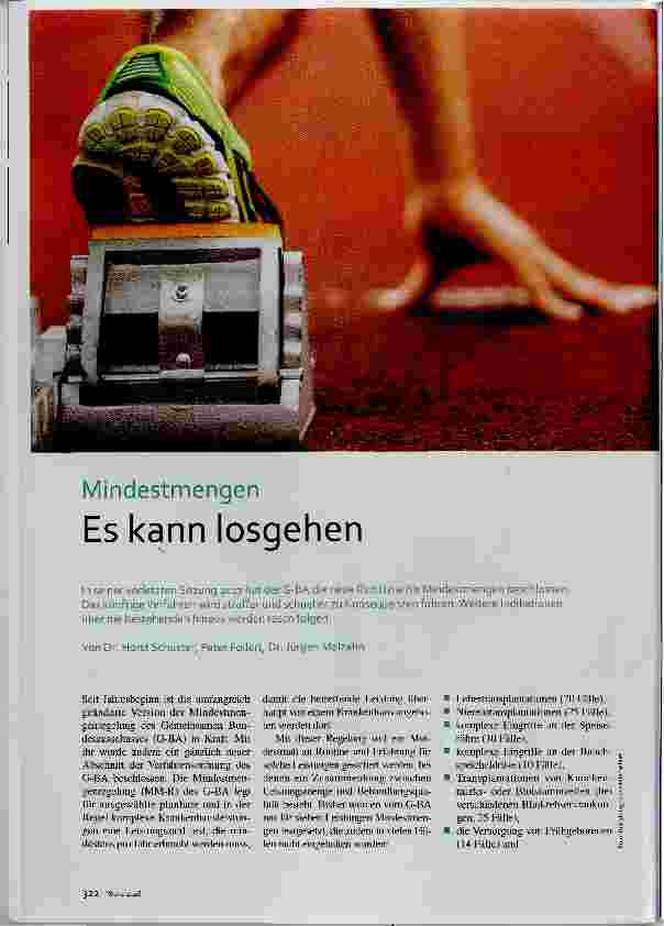 Vorschauseite 1: Es kann losgehen