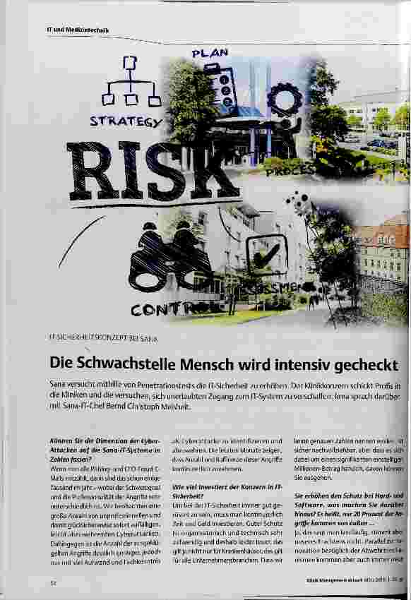 Vorschauseite 1: Die Schwachstelle Mensch wird intensiv gecheckt