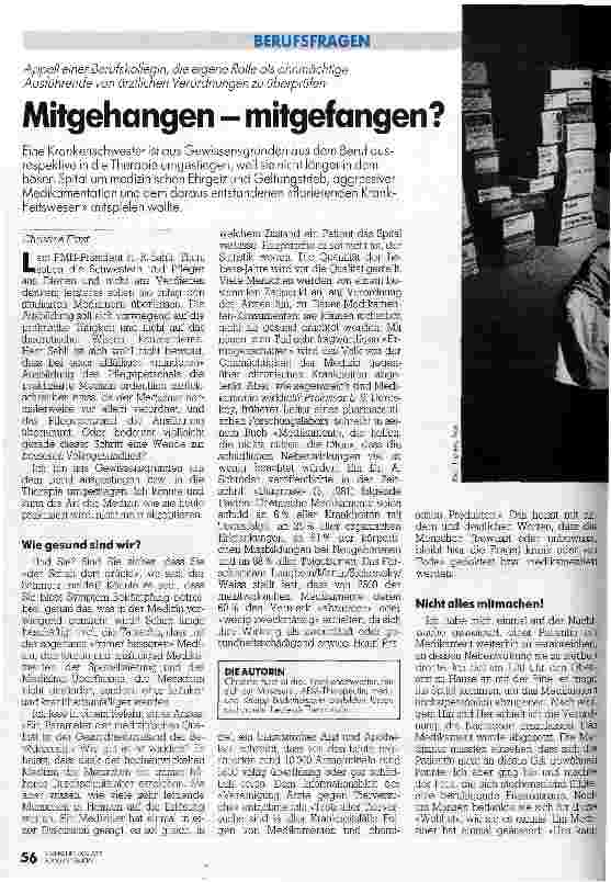 Vorschauseite 1: Mitgehangen - mitgefangen?