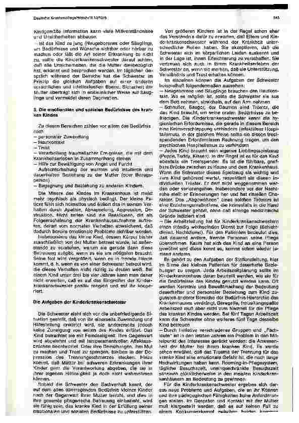 Vorschauseite 3: Probleme der praktischen Tätigkeit der Kinderkrankenschwester