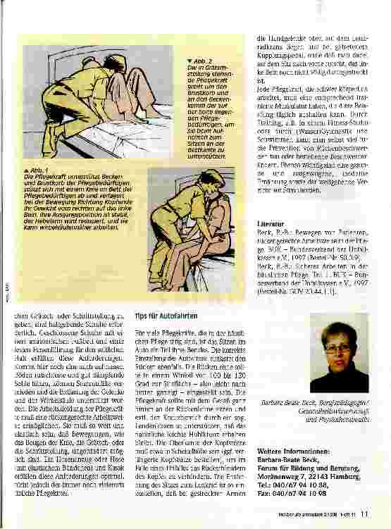 Vorschauseite 2: Rückengerechte Pflege Tips und Tricks für die Praxis (Teil 3)
