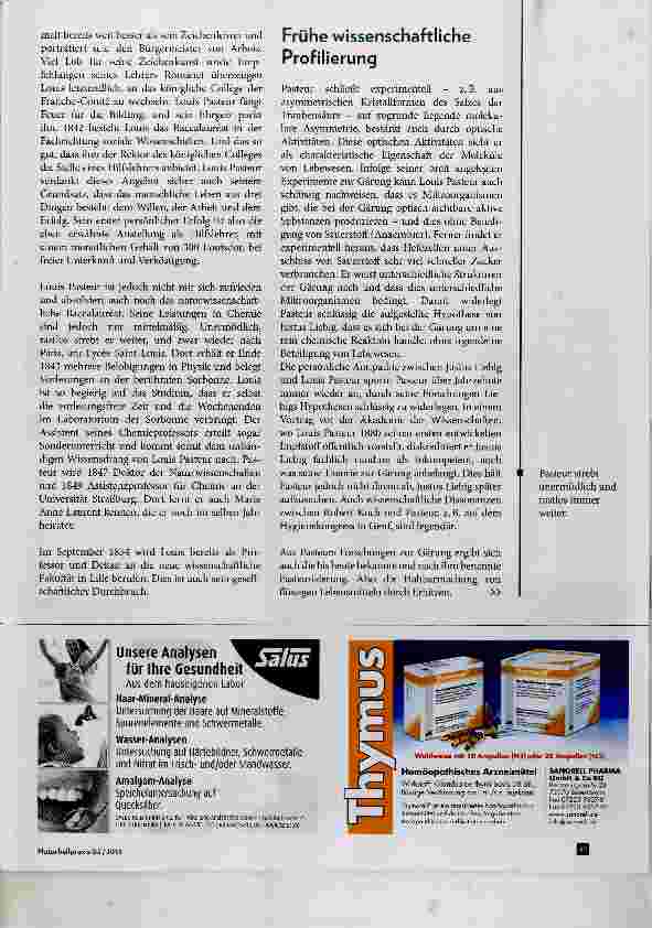 Vorschauseite 2: Louis Pasteur
