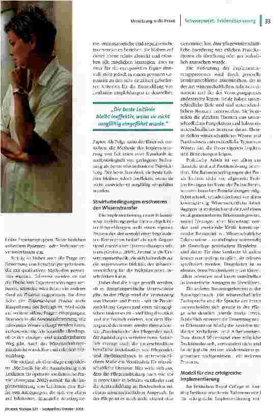 Vorschauseite 2: Evidence-based Practice